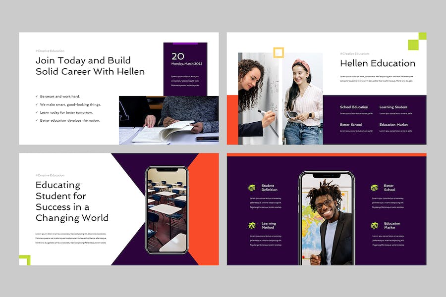 教育培训教学课程内容设计PPT模板 - PPT派