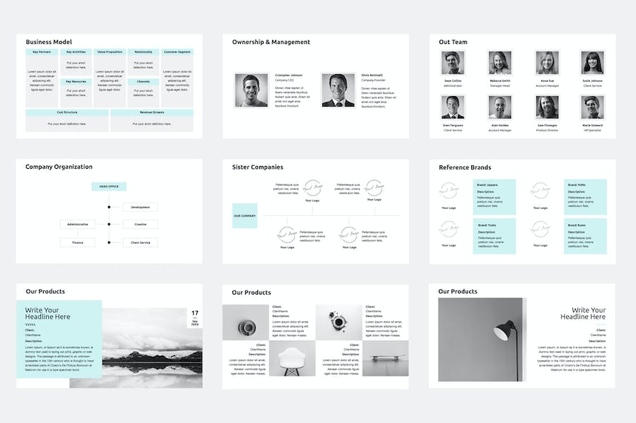 年度财务业绩报告Keynote模板 - PPT派