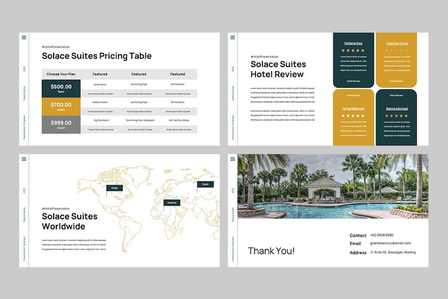 酒店旅游服务推介讲述Keynote模板 - PPT派