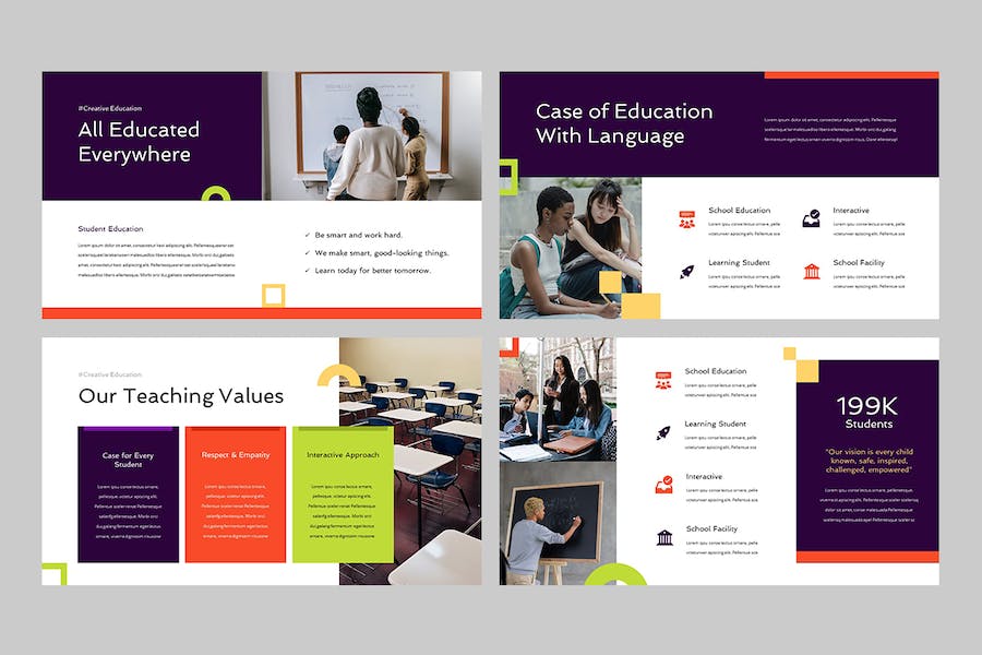 教育培训教学课程内容设计PPT模板 - PPT派