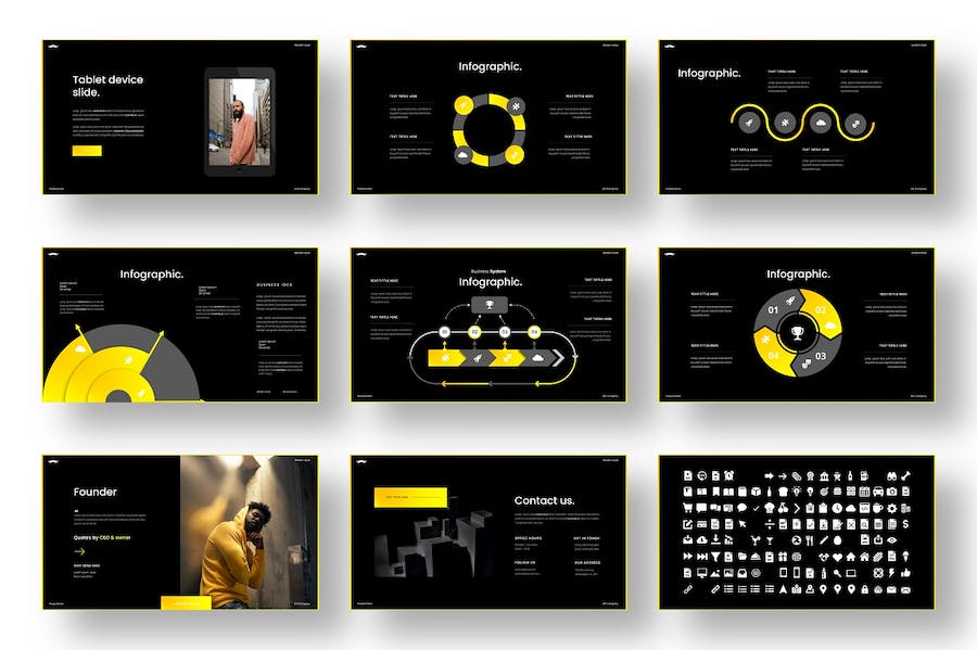 游行活动商务宣传推广Keynote模板 - PPT派