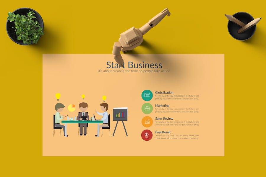 创意音乐节奏品牌推广Keynote模板 - PPT派