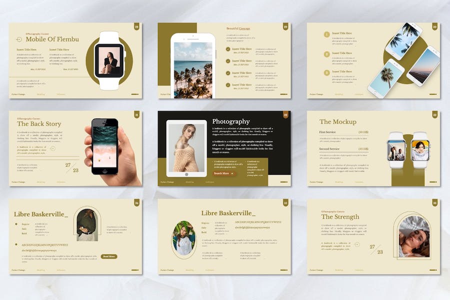 摄影技术讲述展示方案应用推介PPT模板 - PPT派