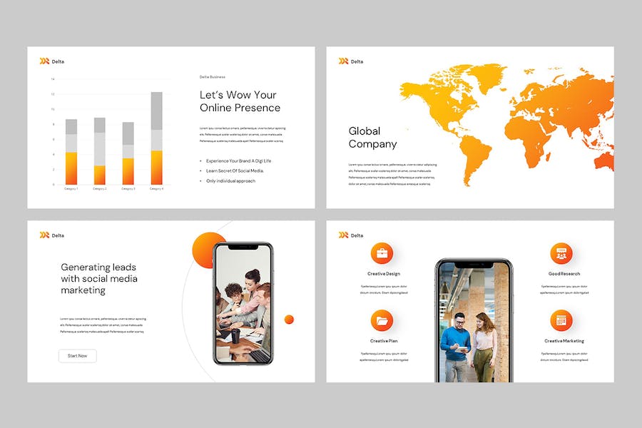 欧美风格商业路演融资计划PPT模板 - PPT派