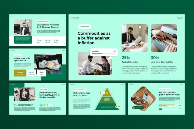 投资策略理财规划方案Keynote模板 - PPT派