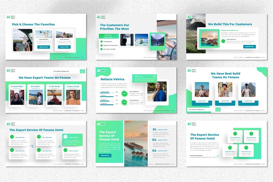 酒店行业创业方案讲述展示Keynote模板 - PPT派