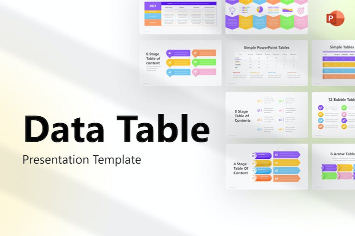 数据-表格-信息图表-PowerPoint-模板 - PPT派