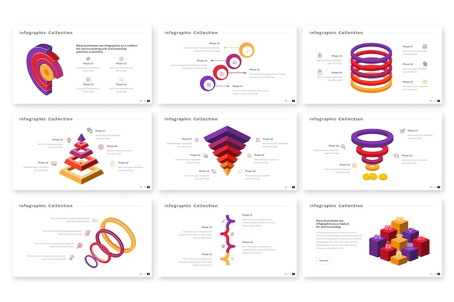 信息图表数据展示营销宣传PPT模板 - PPT派