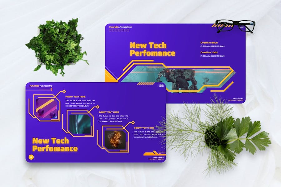 紫色创意多用途商业Keynote模板 - PPT派