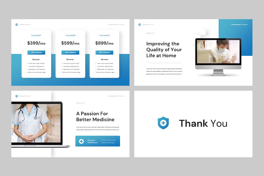 医疗健康服务机构诊疗介绍Keynote模板 - PPT派
