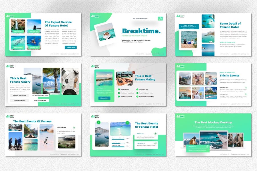 酒店行业创业方案讲述展示Keynote模板 - PPT派