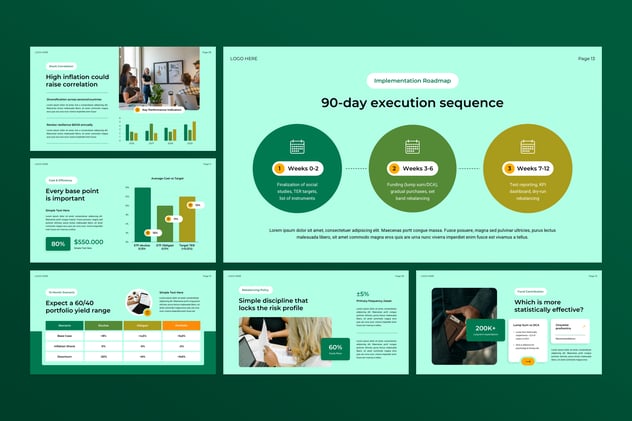 投资策略理财规划方案Keynote模板 - PPT派