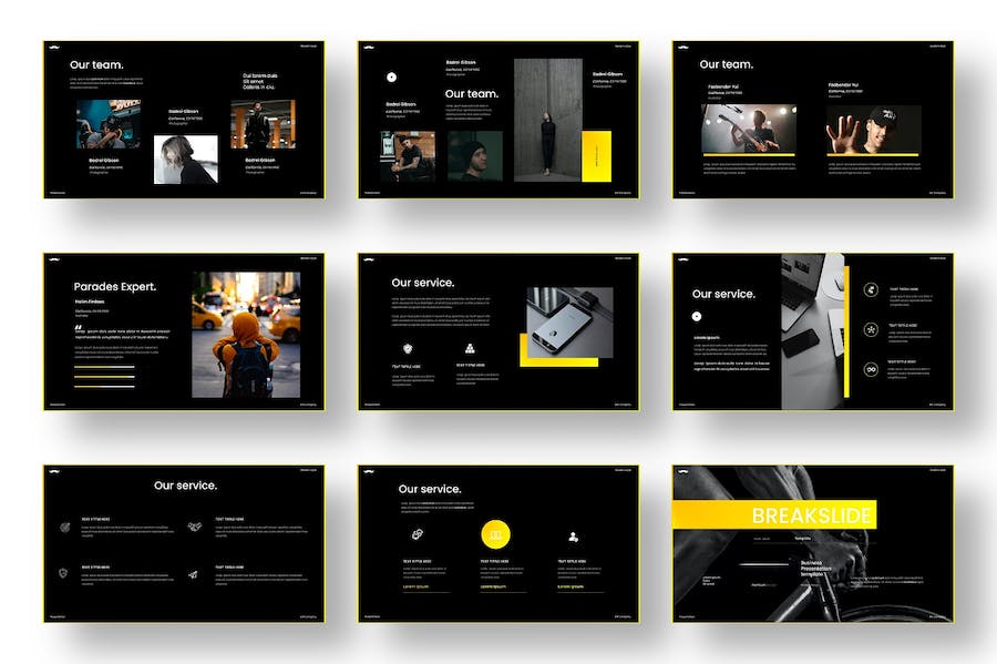 游行活动商务宣传推广Keynote模板 - PPT派