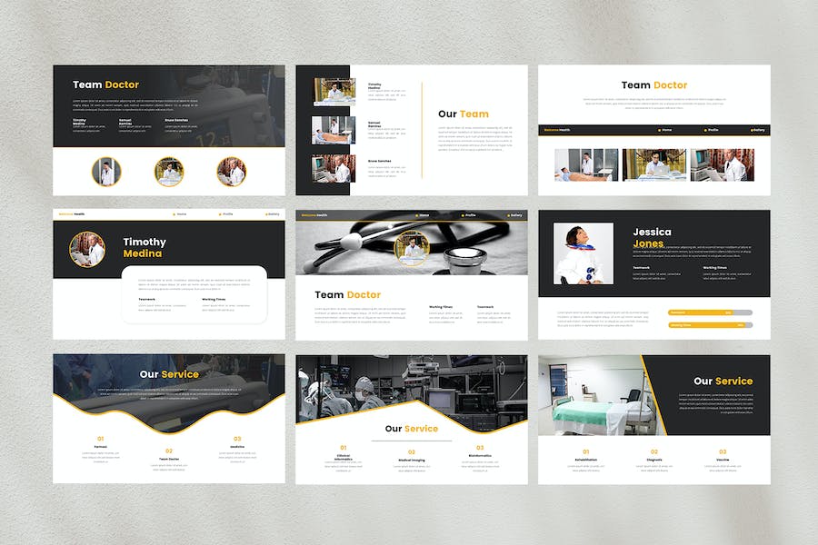 医院诊所专业讲座Keynote模板 - PPT派