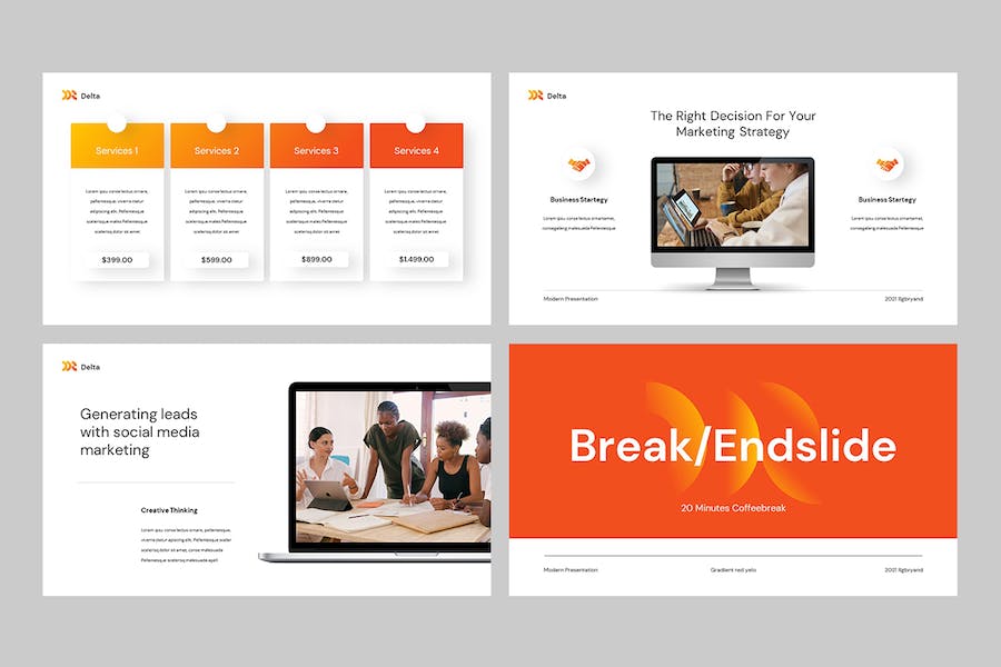 欧美风格商业路演融资计划PPT模板 - PPT派