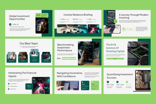 金融投资理财管理方案PPT模板 - PPT派