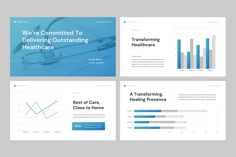 医疗健康服务机构诊疗介绍Keynote模板 - PPT派