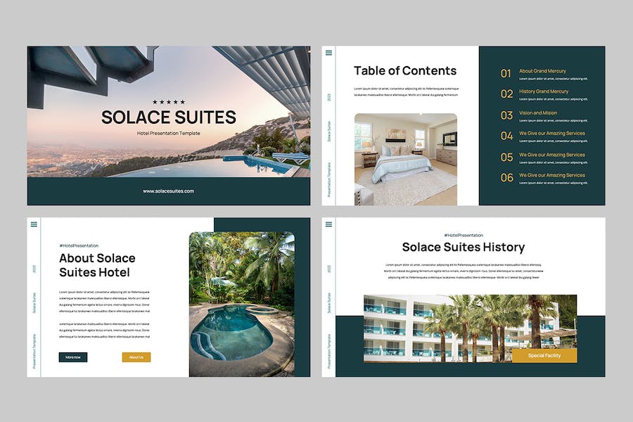 酒店旅游服务推介讲述Keynote模板 - PPT派