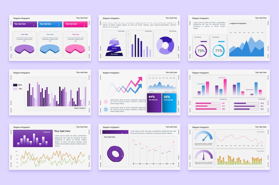 销售业绩KPI数据追踪分析PPT模板 - PPT派