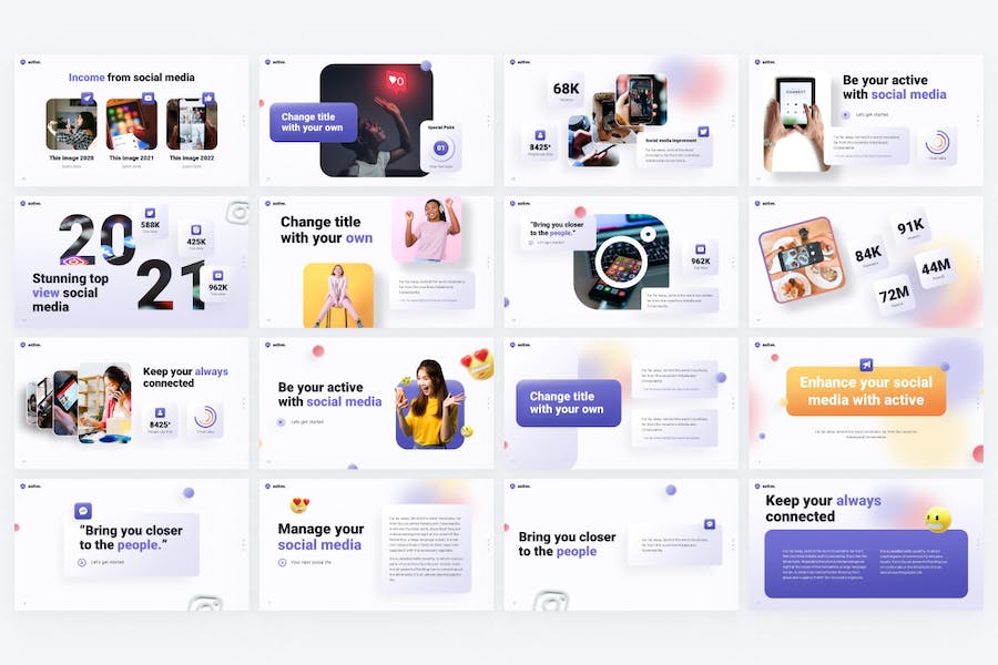 Active-social-media-creative-powerpoint-template - PPT派