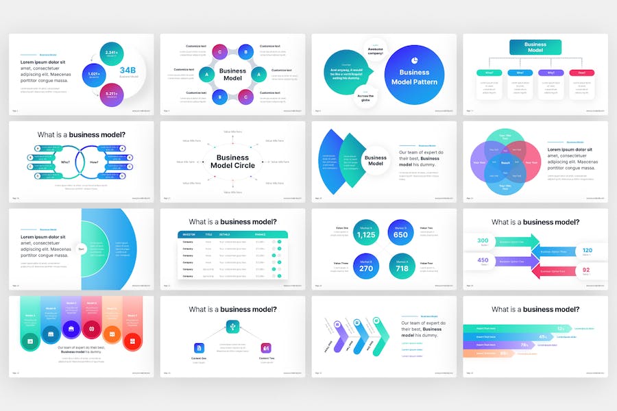 Business-model-professional-powerpoint-template - PPT派