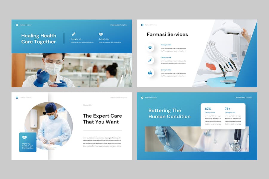 医疗健康服务机构诊疗介绍Keynote模板 - PPT派