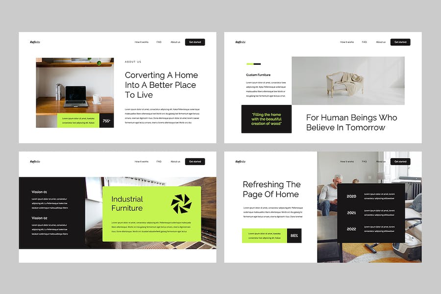 极简设计主题风格方案Keynote模板 - PPT派