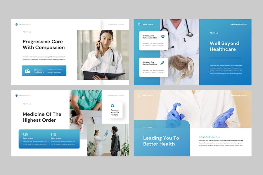 医疗健康服务机构诊疗介绍Keynote模板 - PPT派