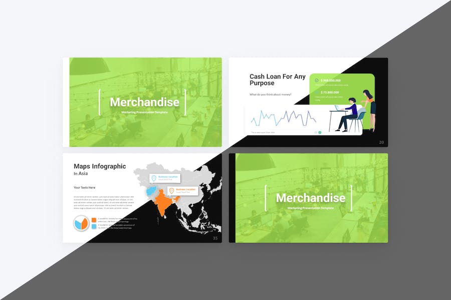 Merchandise-marketing-business-powerpoint-template - PPT派