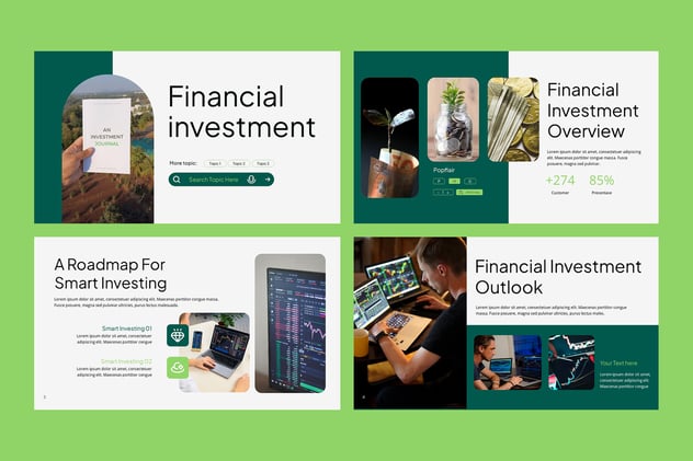 金融投资理财管理方案PPT模板 - PPT派