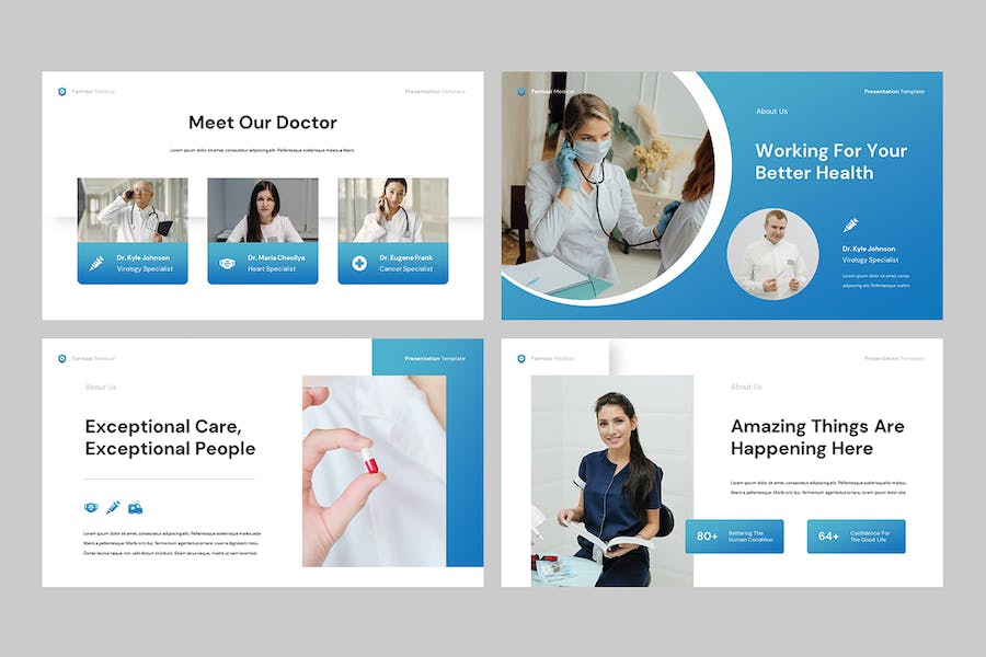 医疗健康服务机构诊疗介绍Keynote模板 - PPT派