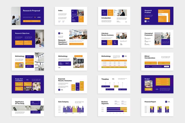 学术研究课题提案报告Keynote模板 - PPT派