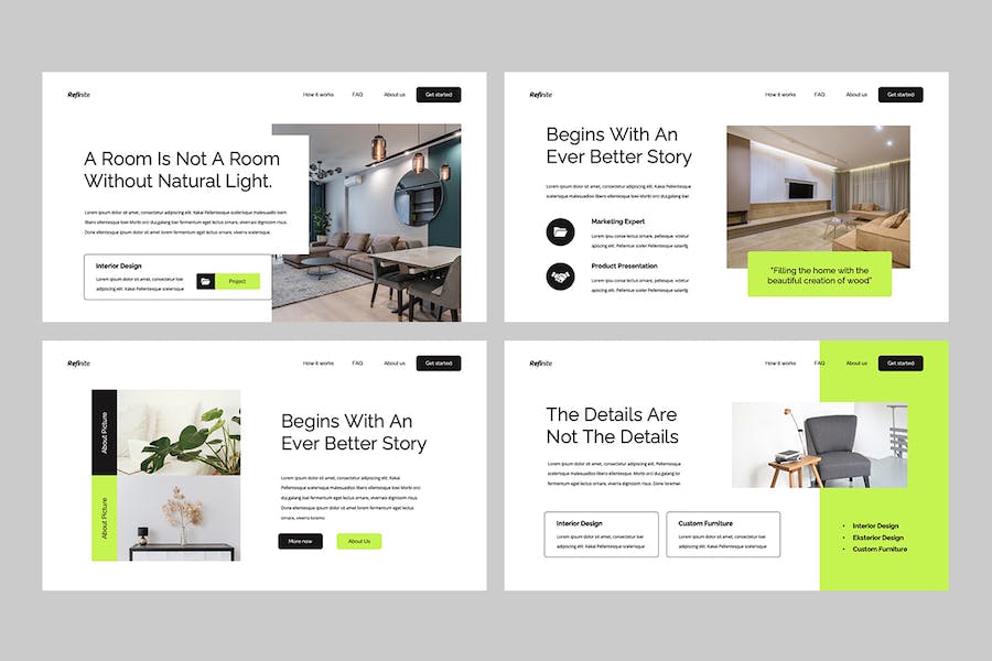 极简设计主题风格方案Keynote模板 - PPT派