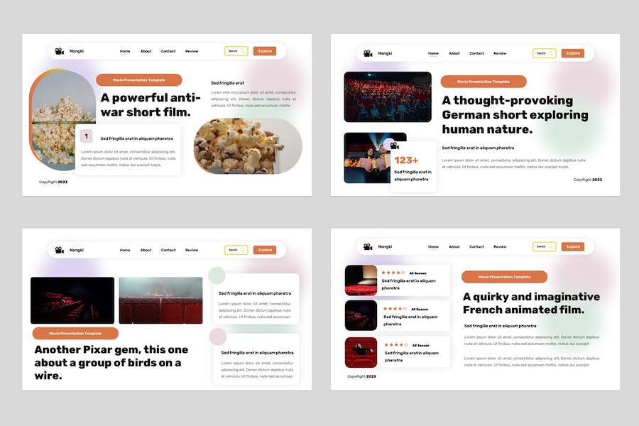 电影制作工作室项目介绍讲述展示方案PPT模板 - PPT派