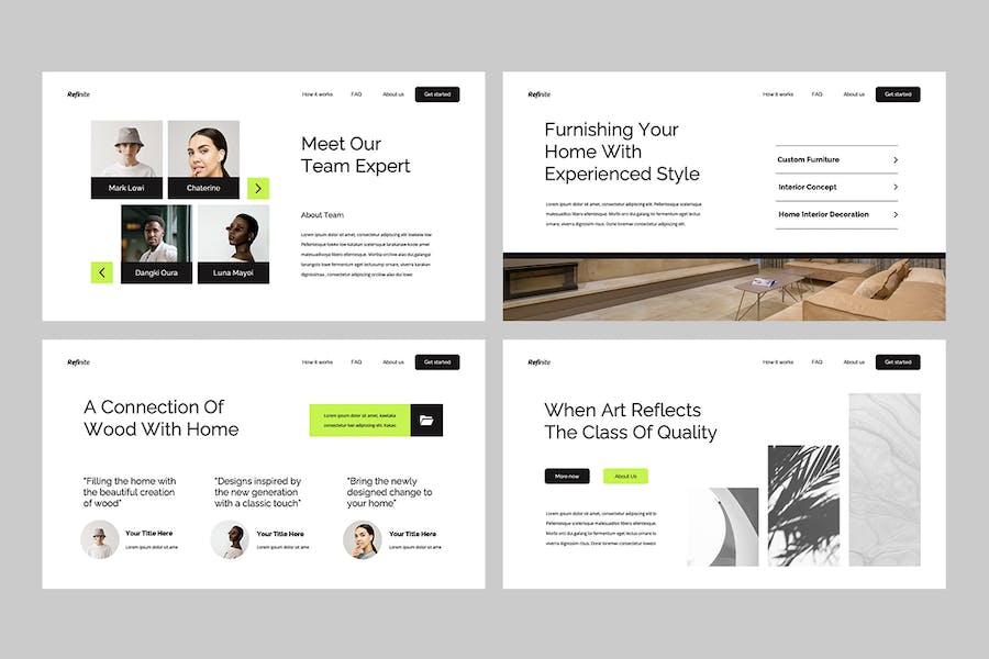极简设计主题风格方案Keynote模板 - PPT派