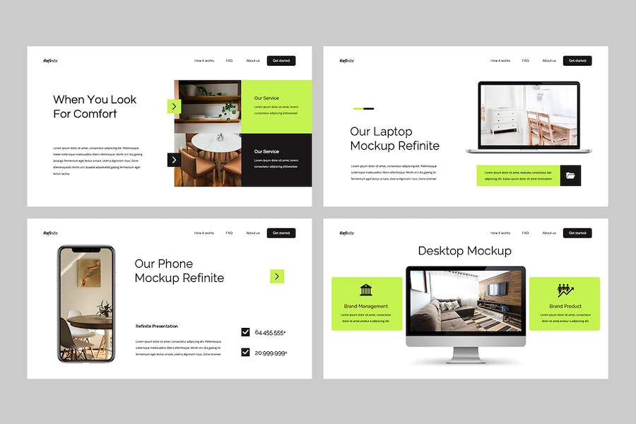 极简设计主题风格方案Keynote模板 - PPT派