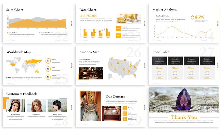 服装配饰产品展示讲述Keynote模板 - PPT派