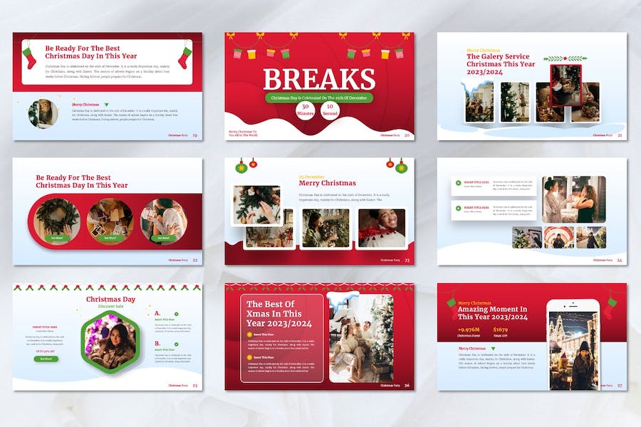 圣诞节活动策划推广宣传方案PPT模板 - PPT派