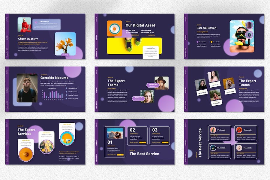 创意数码科技产品展示PPT模板 - PPT派