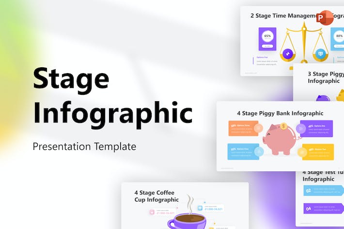 阶段-信息图表-PowerPoint-模板 - PPT派