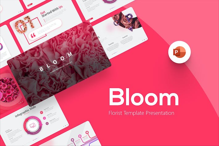 Bloom-花店-PowerPoint-模板 - PPT派