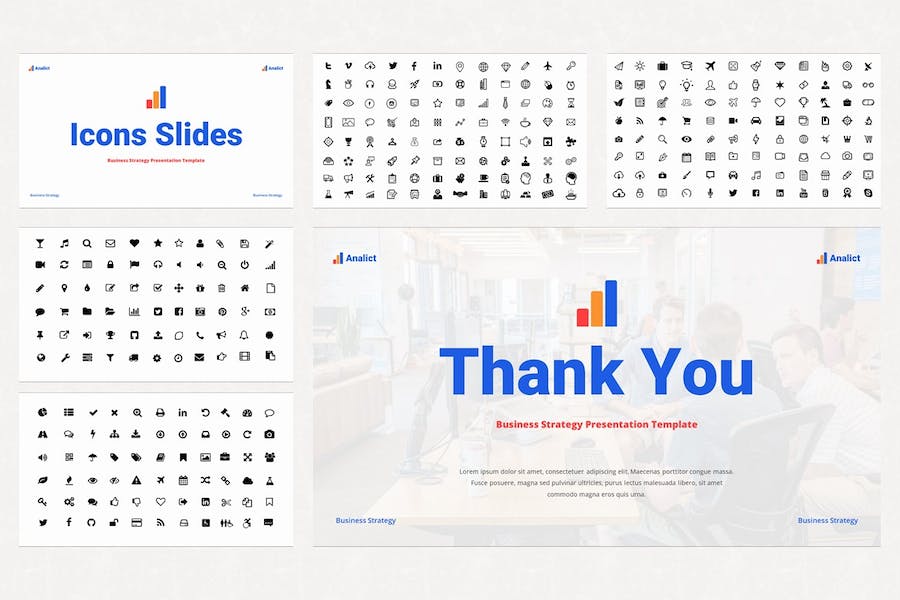 商业发展战略规划市场分析Keynote模板 - PPT派