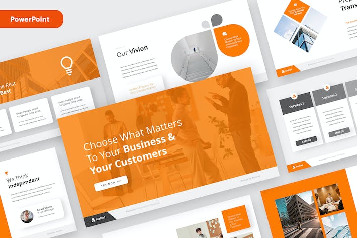 创意商业计划书项目推介PPT模板 - PPT派