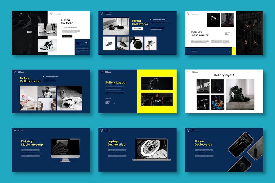 商务工作汇报团队协作管理Keynote模板 - PPT派