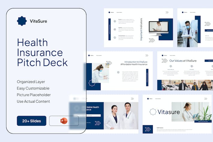 Vitasure-health-insurance-pitch-deck-powerpoint- PPT派