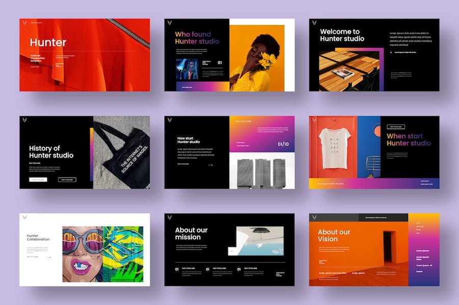 创意品牌营销商务推广展示Keynote模板 - PPT派