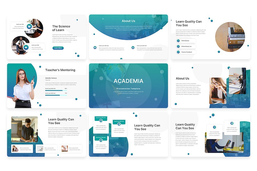 学术研究知识传播教学Keynote模板 - PPT派