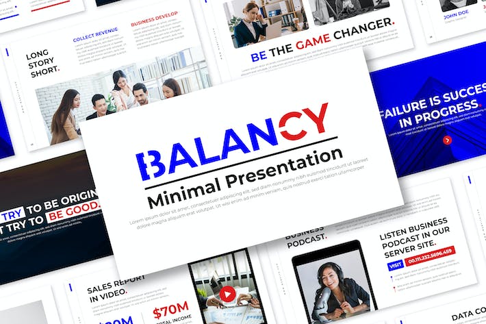 商务品牌建设方案展示PPT模板 Retry - PPT派