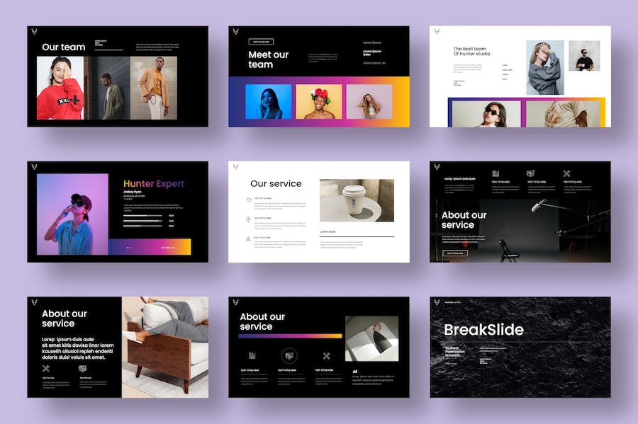 创意品牌营销商务推广展示Keynote模板 - PPT派