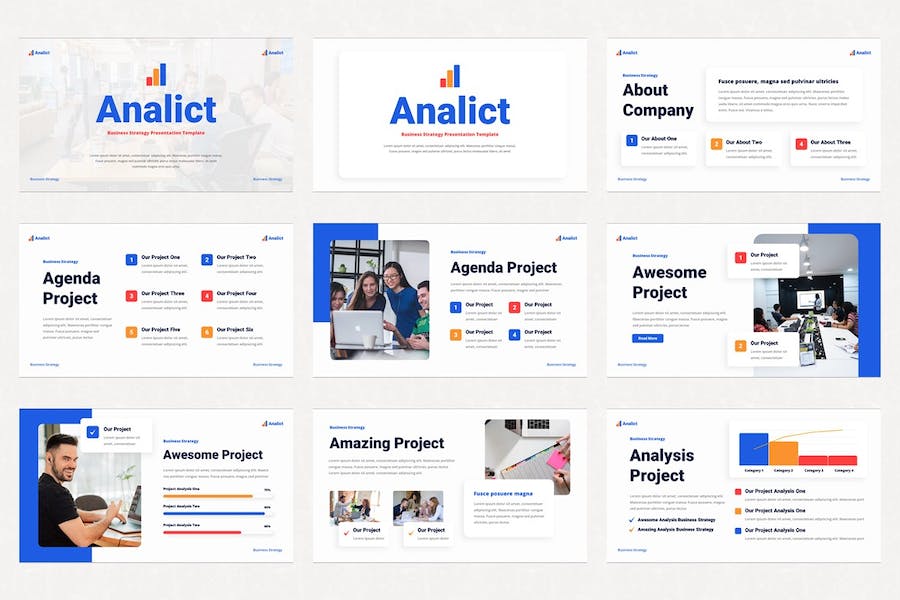 商业发展战略规划市场分析Keynote模板 - PPT派